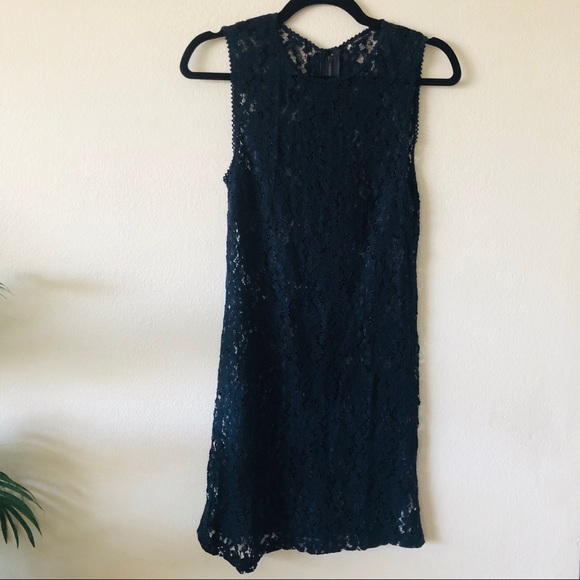 iloveh81 Dresses & Skirts - Navy Lace Dress 3/$10